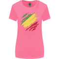 Torn Republic of the Congo Flag Day Football Womens Wider Cut T-Shirt Azalea