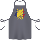 Torn Romania Flag Romanian Day Football Cotton Apron 100% Organic Steel