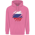 Torn Russia Flag Russian Day Football Mens 80% Cotton Hoodie Azelea