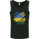 Torn Rwanda Flag Rwandan Day Football Mens Vest Tank Top Black