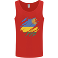 Torn Rwanda Flag Rwandan Day Football Mens Vest Tank Top Red