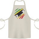 Torn Saint Kitts and Nevis Flag Day Football Cotton Apron 100% Organic Natural