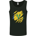 Torn Saint Vincent and Grenadines Flag Football Mens Vest Tank Top Black