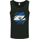 Torn Salvador Flag Salvadoran Day Football Mens Vest Tank Top Black