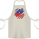 Torn Samoa Flag Samoan Day Football Cotton Apron 100% Organic Natural