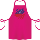 Torn Samoa Flag Samoan Day Football Cotton Apron 100% Organic Pink