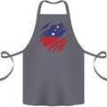 Torn Samoa Flag Samoan Day Football Cotton Apron 100% Organic Steel
