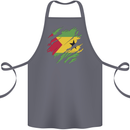Torn Sao Tome and Principe Flag Day Football Cotton Apron 100% Organic Steel
