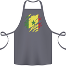 Torn Senegal Flag Senegalese Day Football Cotton Apron 100% Organic Steel