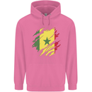 Torn Senegal Flag Senegalese Day Football Mens 80% Cotton Hoodie Azelea