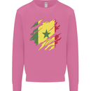 Torn Senegal Flag Senegalese Day Football Mens Sweatshirt Jumper Azalea