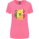 Torn Senegal Flag Senegalese Day Football Womens Wider Cut T-Shirt Azalea