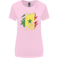 Torn Senegal Flag Senegalese Day Football Womens Wider Cut T-Shirt Light Pink