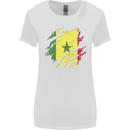 Torn Senegal Flag Senegalese Day Football Womens Wider Cut T-Shirt White