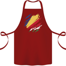 Torn Seychelles Flag Seychellois Day Football Cotton Apron 100% Organic Maroon