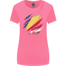 Torn Seychelles Flag Seychellois Day Football Womens Wider Cut T-Shirt Azalea
