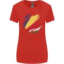 Torn Seychelles Flag Seychellois Day Football Womens Wider Cut T-Shirt Red