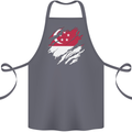 Torn Singapore Flag Singaporean Day Football Cotton Apron 100% Organic Steel