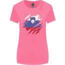 Torn Slovenia Flag Slovenian Day Football Womens Wider Cut T-Shirt Azalea