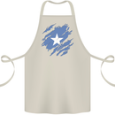 Torn Somalia Flag Somalian Day Football Cotton Apron 100% Organic Natural