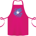 Torn Somalia Flag Somalian Day Football Cotton Apron 100% Organic Pink