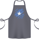 Torn Somalia Flag Somalian Day Football Cotton Apron 100% Organic Steel