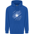 Torn Somalia Flag Somalian Day Football Mens 80% Cotton Hoodie Royal Blue