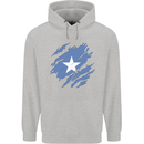 Torn Somalia Flag Somalian Day Football Mens 80% Cotton Hoodie Sports Grey