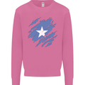 Torn Somalia Flag Somalian Day Football Mens Sweatshirt Jumper Azalea
