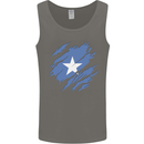 Torn Somalia Flag Somalian Day Football Mens Vest Tank Top Charcoal