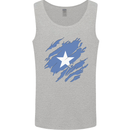 Torn Somalia Flag Somalian Day Football Mens Vest Tank Top Sports Grey