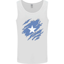 Torn Somalia Flag Somalian Day Football Mens Vest Tank Top White