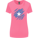 Torn Somalia Flag Somalian Day Football Womens Wider Cut T-Shirt Azalea