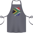 Torn South African Flag Africa Day Football Cotton Apron 100% Organic Steel