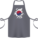 Torn South Korea Flag Korean Day Football Cotton Apron 100% Organic Steel
