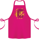 Torn Sri Lankan Flag Sri Lanka Day Football Cotton Apron 100% Organic Pink