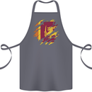 Torn Sri Lankan Flag Sri Lanka Day Football Cotton Apron 100% Organic Steel