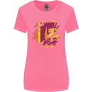 Torn Sri Lankan Flag Sri Lanka Day Football Womens Wider Cut T-Shirt Azalea
