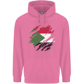 Torn Sudan Flag Sudanese Day Football Childrens Kids Hoodie Azalea