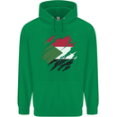 Torn Sudan Flag Sudanese Day Football Childrens Kids Hoodie Irish Green