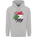 Torn Sudan Flag Sudanese Day Football Childrens Kids Hoodie Sports Grey