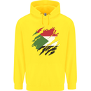 Torn Sudan Flag Sudanese Day Football Childrens Kids Hoodie Yellow