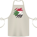 Torn Sudan Flag Sudanese Day Football Cotton Apron 100% Organic Natural