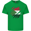 Torn Sudan Flag Sudanese Day Football Mens Cotton T-Shirt Tee Top Irish Green