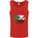 Torn Sudan Flag Sudanese Day Football Mens Vest Tank Top Red