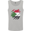 Torn Sudan Flag Sudanese Day Football Mens Vest Tank Top Sports Grey