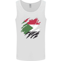 Torn Sudan Flag Sudanese Day Football Mens Vest Tank Top White