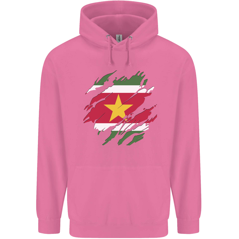 Torn Suriname Flag Suriname Day Football Childrens Kids Hoodie Azalea
