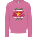 Torn Suriname Flag Suriname Day Football Mens Sweatshirt Jumper Azalea