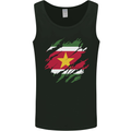 Torn Suriname Flag Suriname Day Football Mens Vest Tank Top Black
